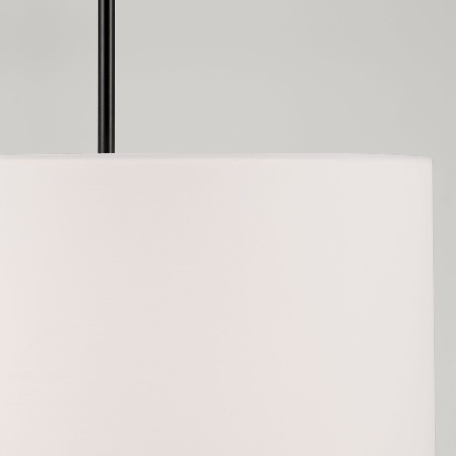 Image 3 HomePlace Lighting Alan 3 Light Pendant 18" Matte Black more views