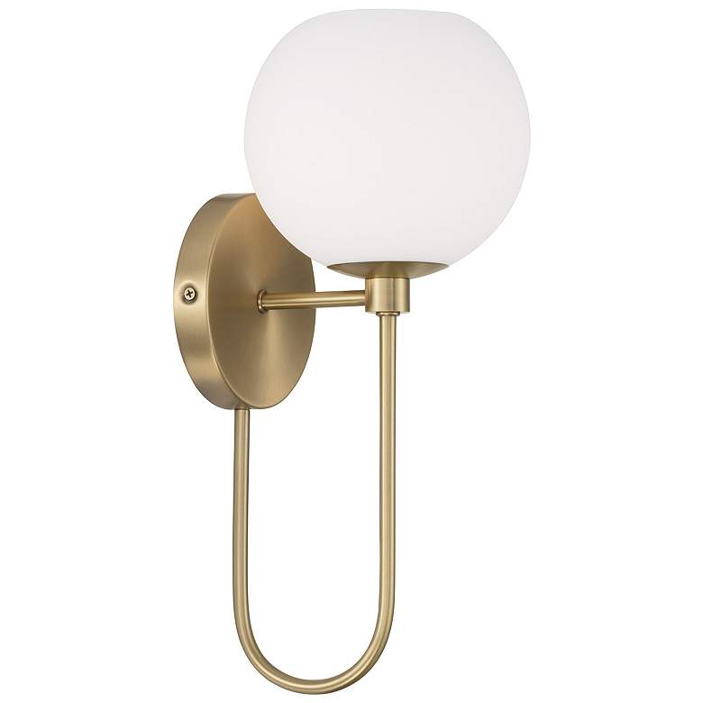 Image 1 HomePlace Lighting Ansley 1 Light Sconce Aged Brass