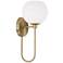HomePlace Lighting Ansley 1 Light Sconce Aged Brass