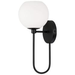 HomePlace Lighting Ansley 1 Light Sconce  Matte Black