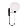 4_HomePlace Lighting Ansley 1 Light Sconce  Matte Black more views