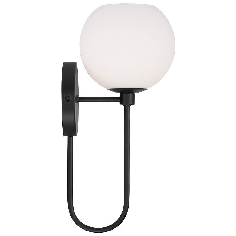 Image 5 HomePlace Lighting Ansley 1 Light Sconce Matte Black more views