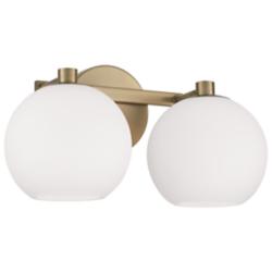 HomePlace Lighting Ansley 2 Light Vanity Aged Brass