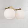 3_HomePlace Lighting Ansley 2 Light Vanity Aged Brass more views