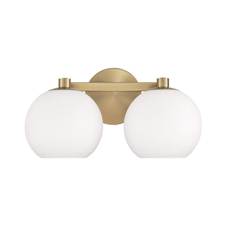 Image 4 HomePlace Lighting Ansley 2 Light Vanity Aged Brass more views