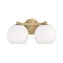 4_HomePlace Lighting Ansley 2 Light Vanity Aged Brass more views