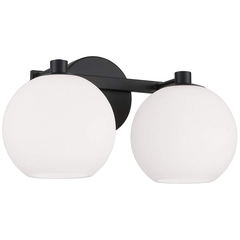 Image 1 HomePlace Lighting Ansley 2 Light Vanity Matte Black