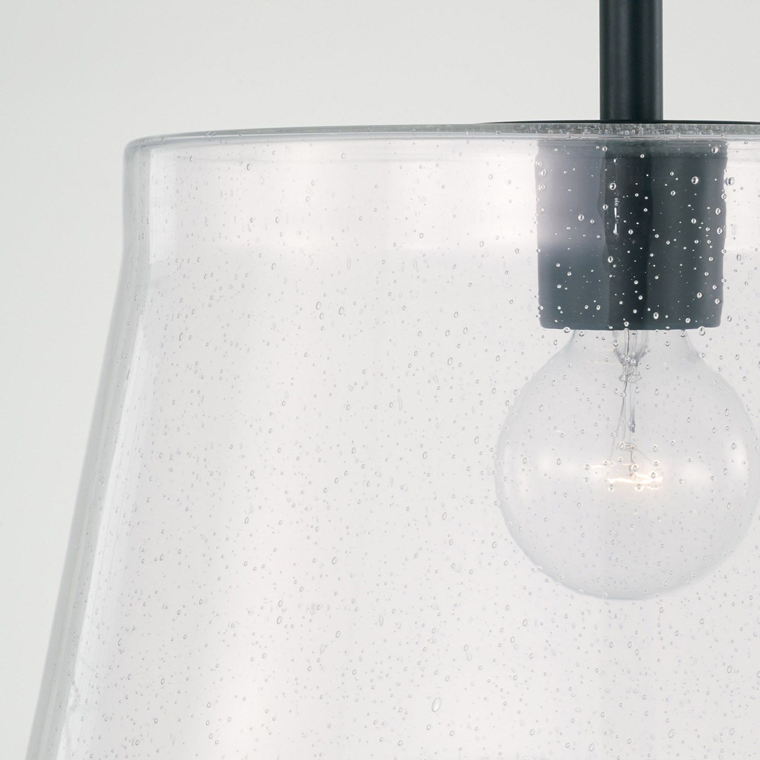 Image 3 HomePlace Lighting Baker 1 Light Pendant 14.25" Matte Black more views