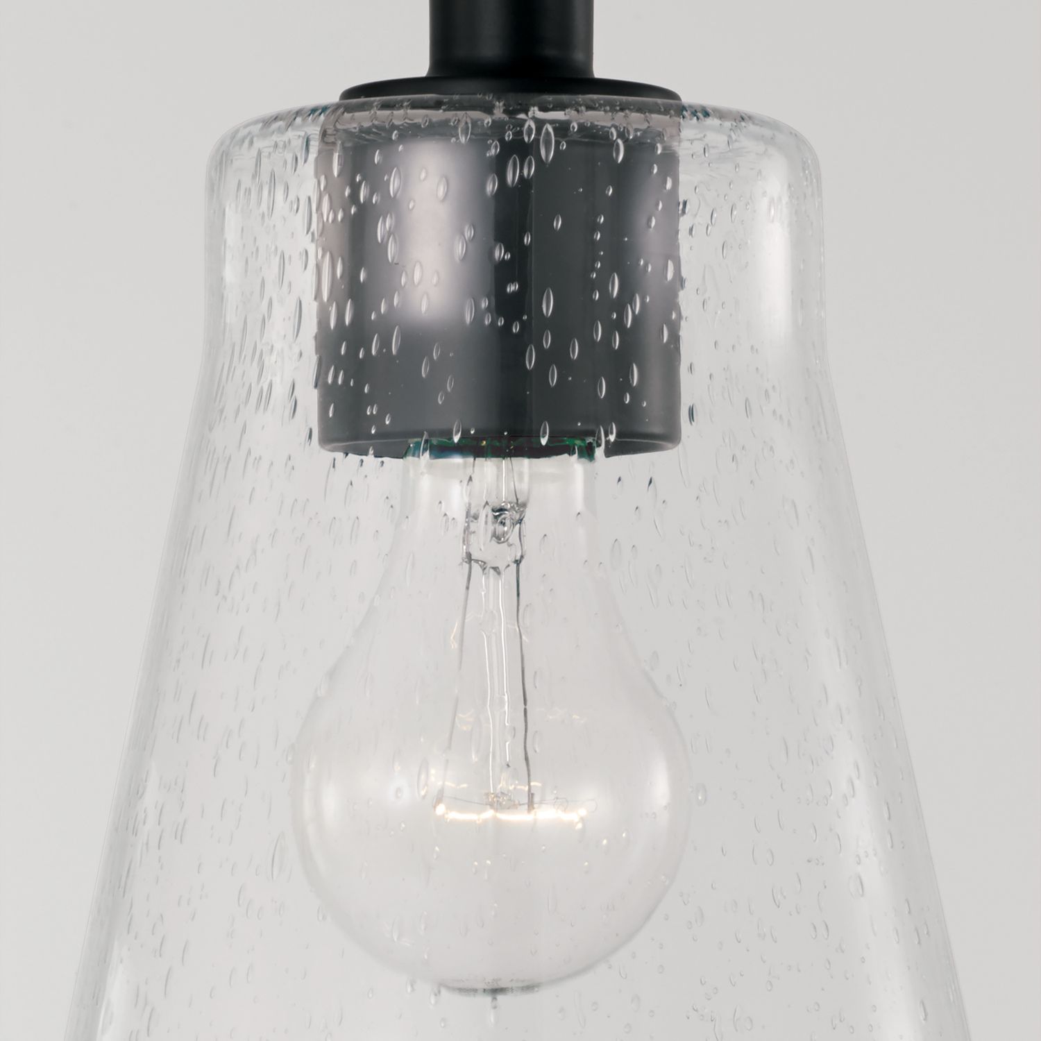 Image 3 HomePlace Lighting Baker 1 Light Pendant 5.5" Matte Black more views