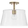 HomePlace Lighting Baker 1 Light Pendant Aged Brass