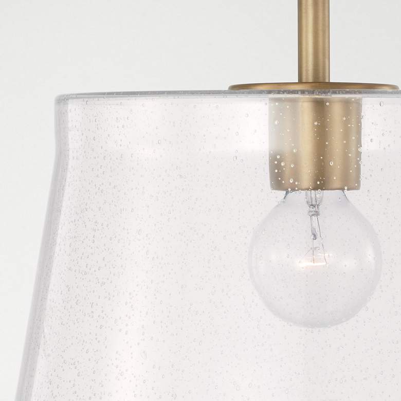 Image 3 HomePlace Lighting Baker 1 Light Pendant Aged Brass more views