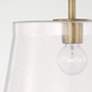 HomePlace Lighting Baker 1 Light Pendant Aged Brass