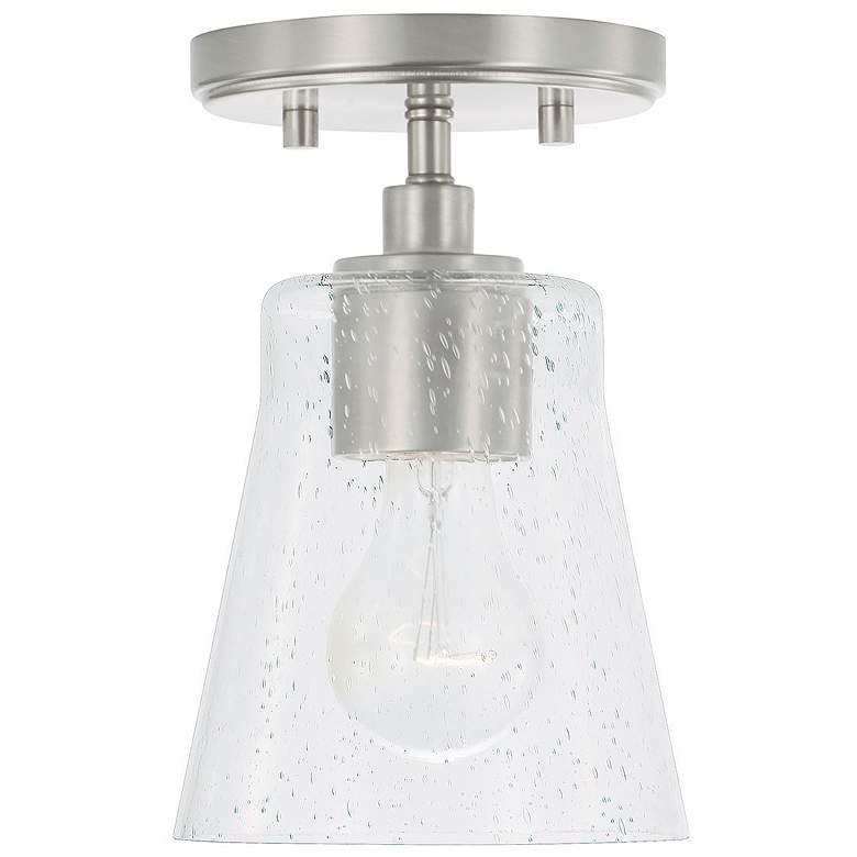 Image 1 HomePlace Lighting Baker 1 Light Pendant Brushed Nickel