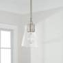 Thumbnail2 of HomePlace Lighting Baker 1 Light Pendant Brushed Nickel more views