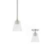 Thumbnail4 of HomePlace Lighting Baker 1 Light Pendant Brushed Nickel more views
