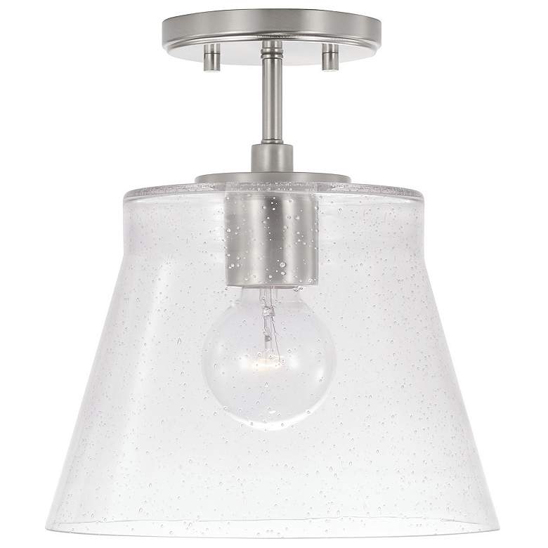 Image 1 HomePlace Lighting Baker 1 Light Pendant Brushed Nickel