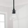 Thumbnail2 of HomePlace Lighting Baker 1 Light Pendant Matte Black more views