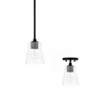Thumbnail3 of HomePlace Lighting Baker 1 Light Pendant Matte Black more views