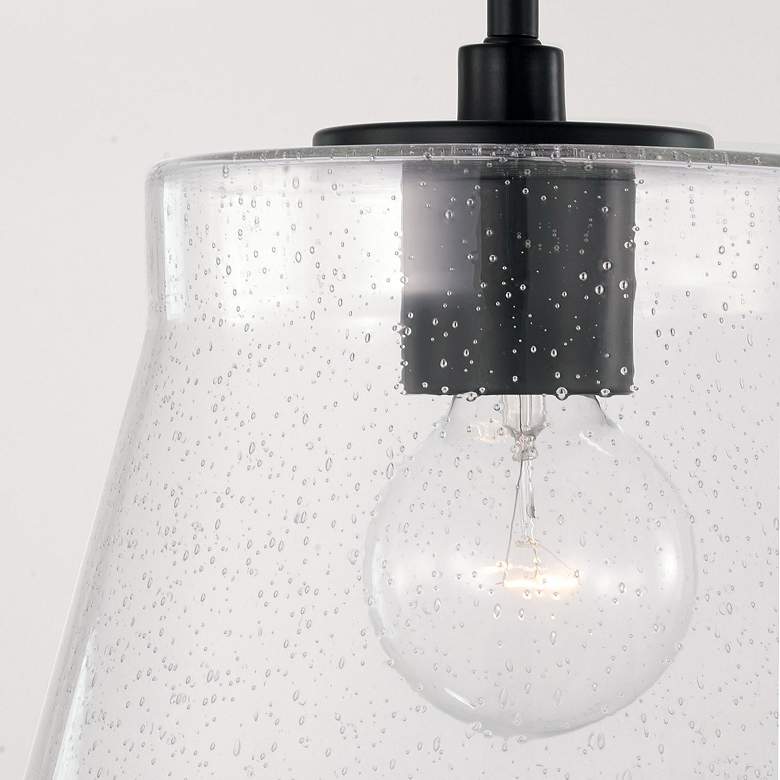 Image 3 HomePlace Lighting Baker 1 Light Pendant Matte Black more views
