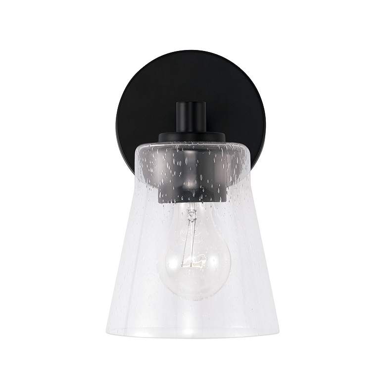 Image 4 HomePlace Lighting Baker 1 Light Sconce Matte Black more views