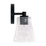 5_HomePlace Lighting Baker 1 Light Sconce Matte Black more views