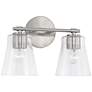 2_HomePlace Lighting Baker 2 Light Vanity Brushed Nickel
