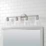Thumbnail1 of HomePlace Lighting Baker 4 Light Vanity Brushed Nickel