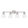 Thumbnail4 of HomePlace Lighting Baker 4 Light Vanity Brushed Nickel more views