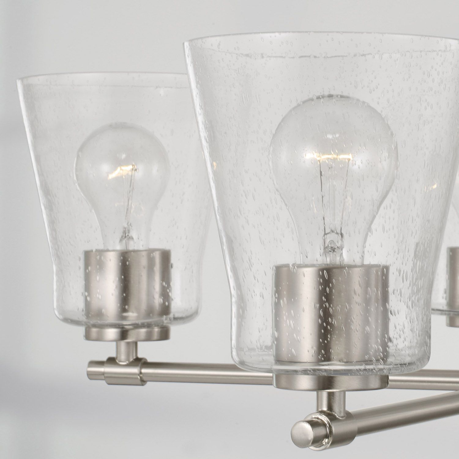 Image 3 HomePlace Lighting Baker 5 Light Chandelier 27" Brushed Nickel more views