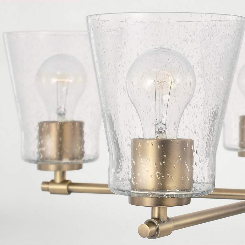 Image 3 HomePlace Lighting Baker 5 Light Chandelier Aged Brass more views