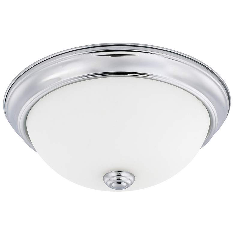 Image 1 HomePlace Lighting Bates 2 Light Flush Mount Chrome