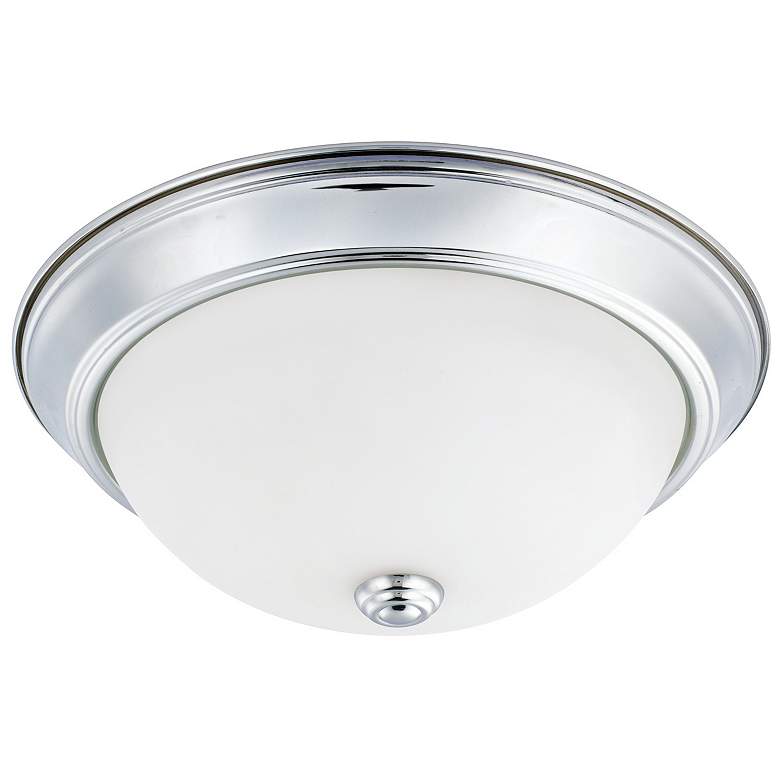 Image 1 HomePlace Lighting Bates 2 Light Flush Mount Chrome