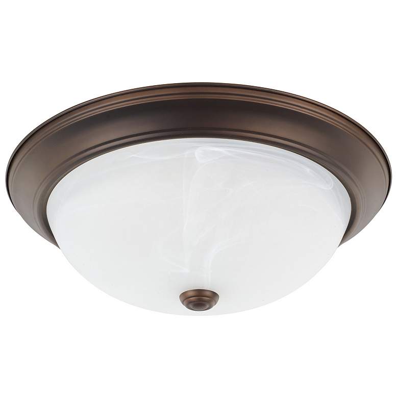 Image 1 HomePlace Lighting Bates 3 Light Flush Mount Bronze