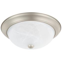 HomePlace Lighting Bates 3 Light Flush Mount Matte Nickel