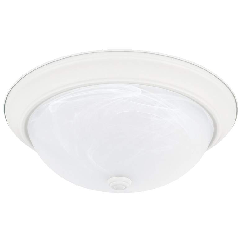 Image 1 HomePlace Lighting Bates 3 Light Flush Mount Matte White