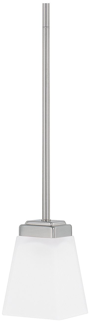 HomePlace Lighting Baxley 1 Light Pendant 5" Brushed Nickel