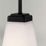 3_HomePlace Lighting Baxley 1 Light Pendant Matte Black more views