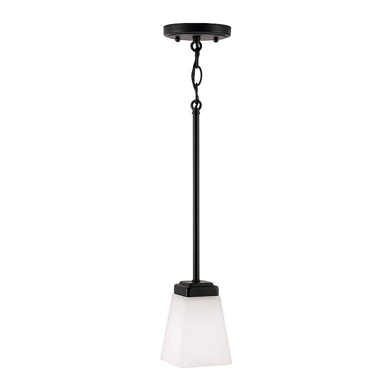 Image 4 HomePlace Lighting Baxley 1 Light Pendant Matte Black more views