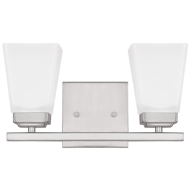 Image 1 HomePlace Lighting Baxley 2 Light Vanity Brushed Nickel