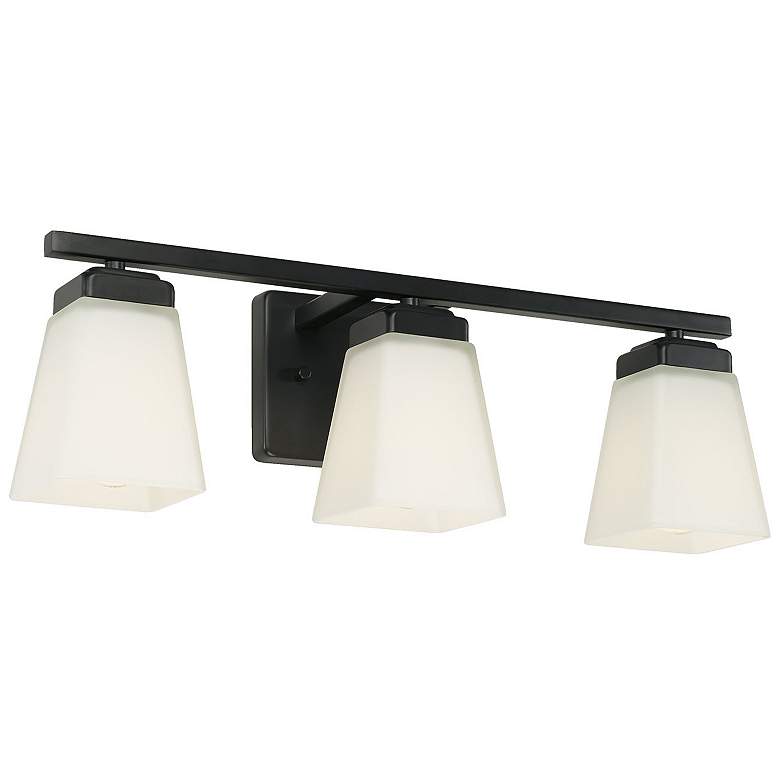 Image 1 HomePlace Lighting Baxley 3 Light Vanity Matte Black