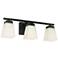 HomePlace Lighting Baxley 3 Light Vanity Matte Black