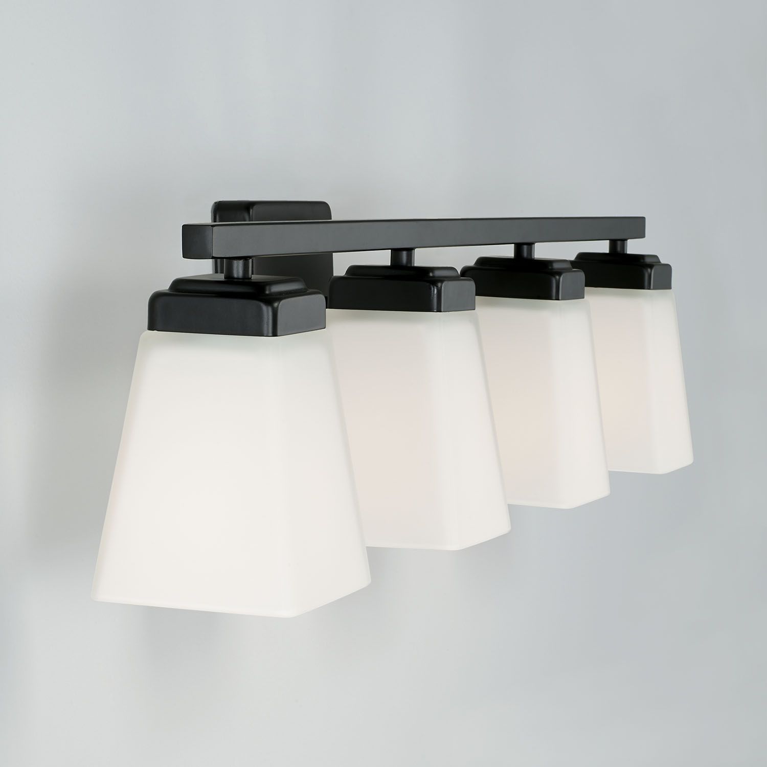 Image 3 HomePlace Lighting Baxley 4 Lig Vanity 30.5" Matte Black more views