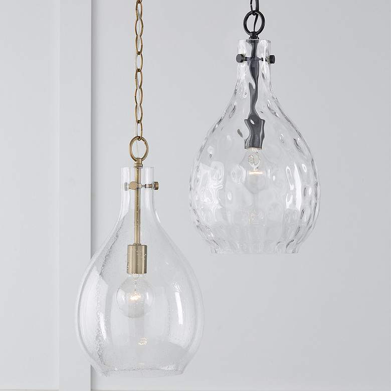 Image 4 HomePlace Lighting Brentwood 1 Light Pendant Aged Brass more views