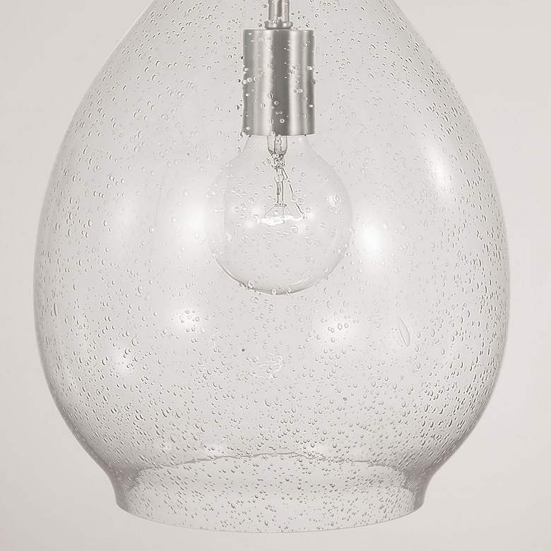 Image 3 HomePlace Lighting Brentwood 1 Light Pendant Brushed Nickel more views