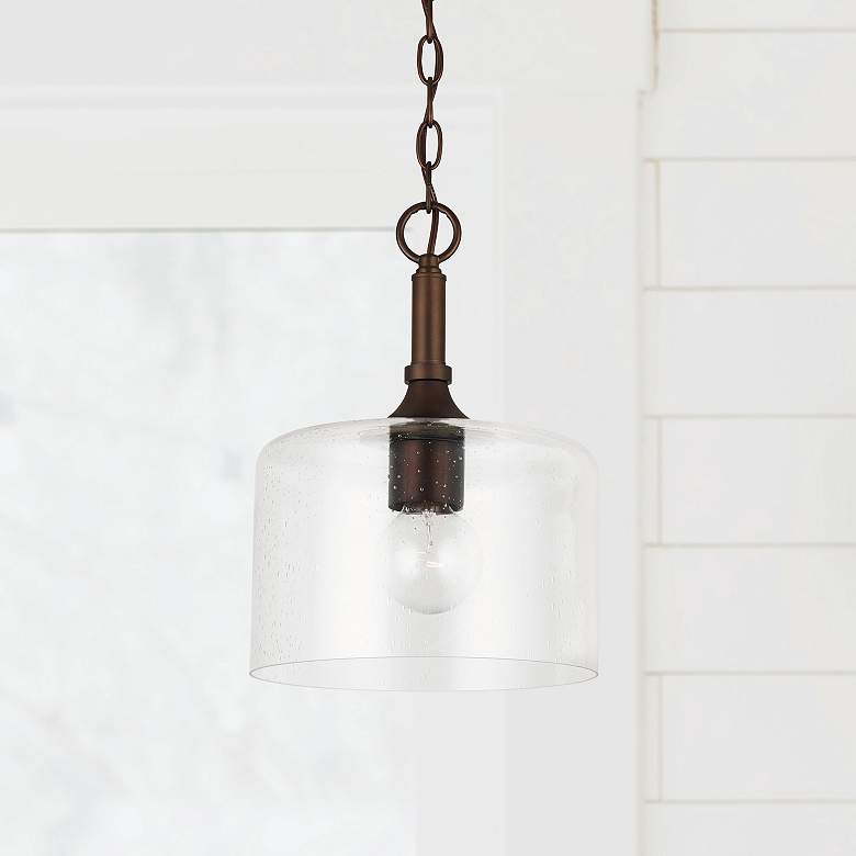 Image 1 HomePlace Lighting Carter 1 Light Pendant Bronze