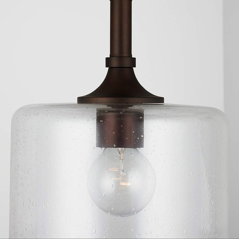 Image 3 HomePlace Lighting Carter 1 Light Pendant Bronze more views