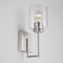 1_HomePlace Lighting Carter 1 Light Sconce Brushed Nickel