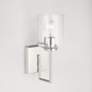 4_HomePlace Lighting Carter 1 Light Sconce Brushed Nickel more views