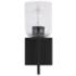 HomePlace Lighting Carter 1 Light Sconce Matte Black