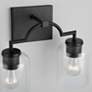 3_HomePlace Lighting Carter 2 Light Vanity Matte Black more views
